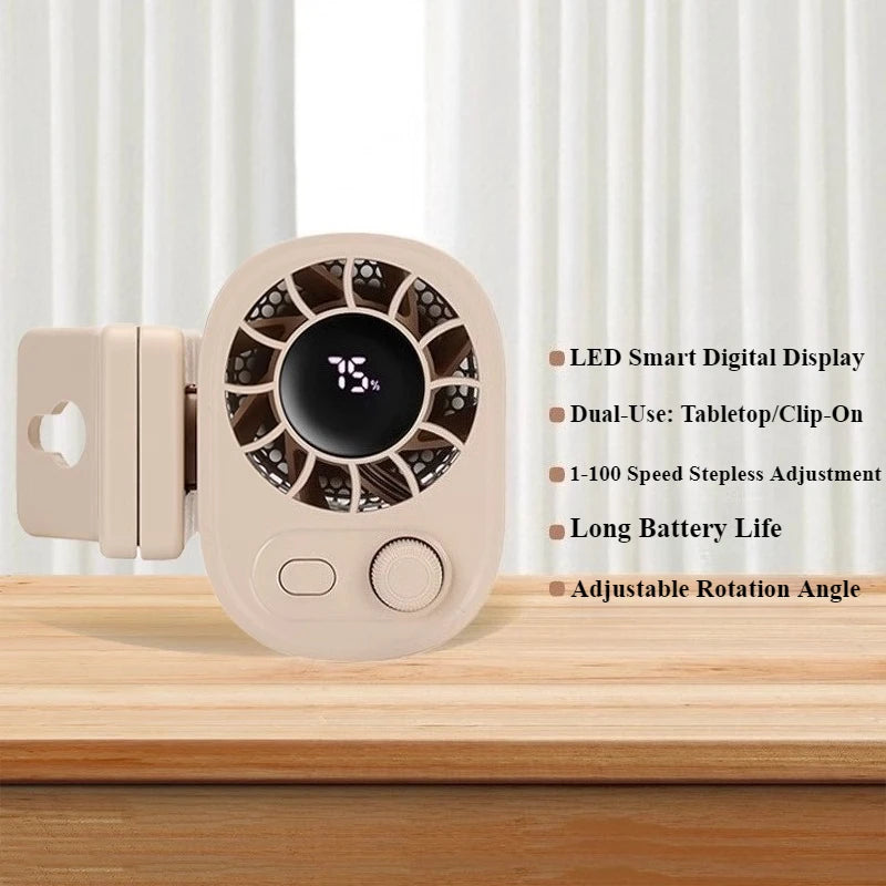 Hipacool Portable Car Clip Fan