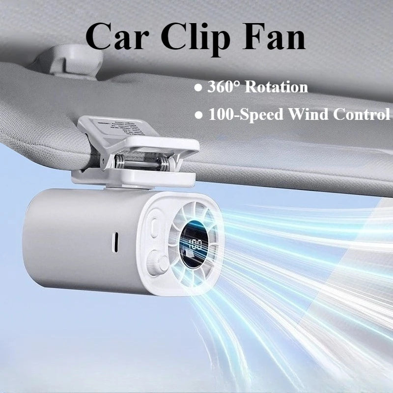 Hipacool Portable Car Clip Fan